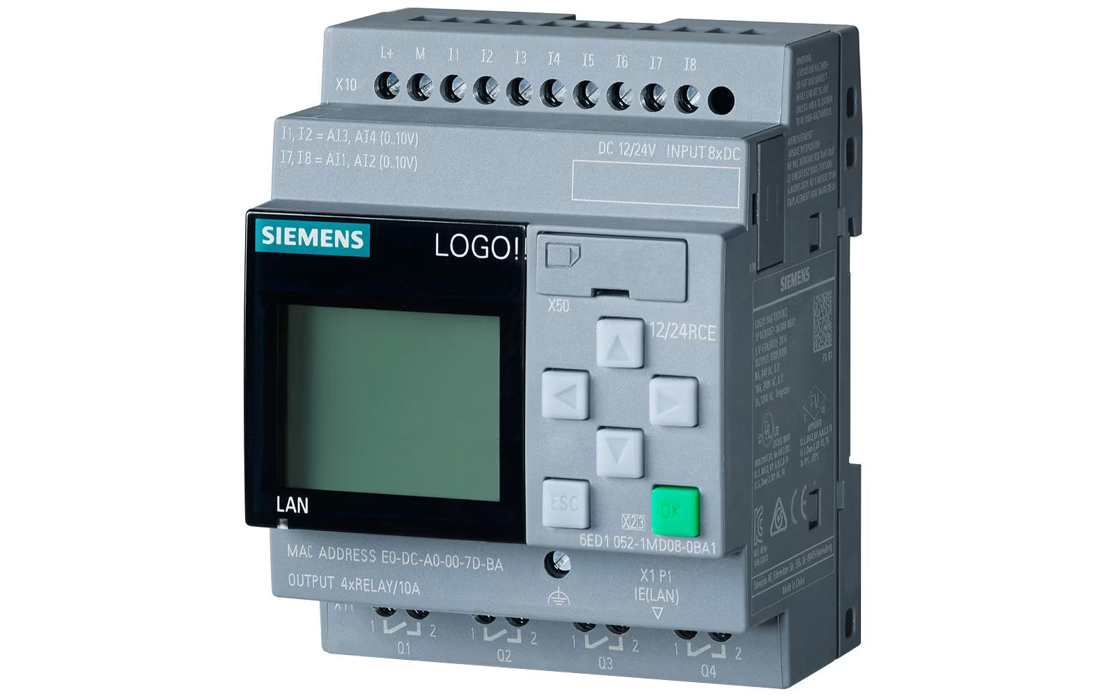 Siemens LOGO! 8.4 Grundgerät 24RCE (AC/DC)