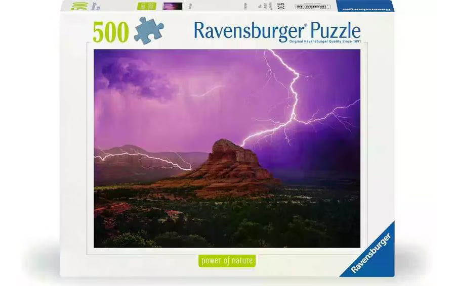 Puzzle Pinke Gewitterstimmung