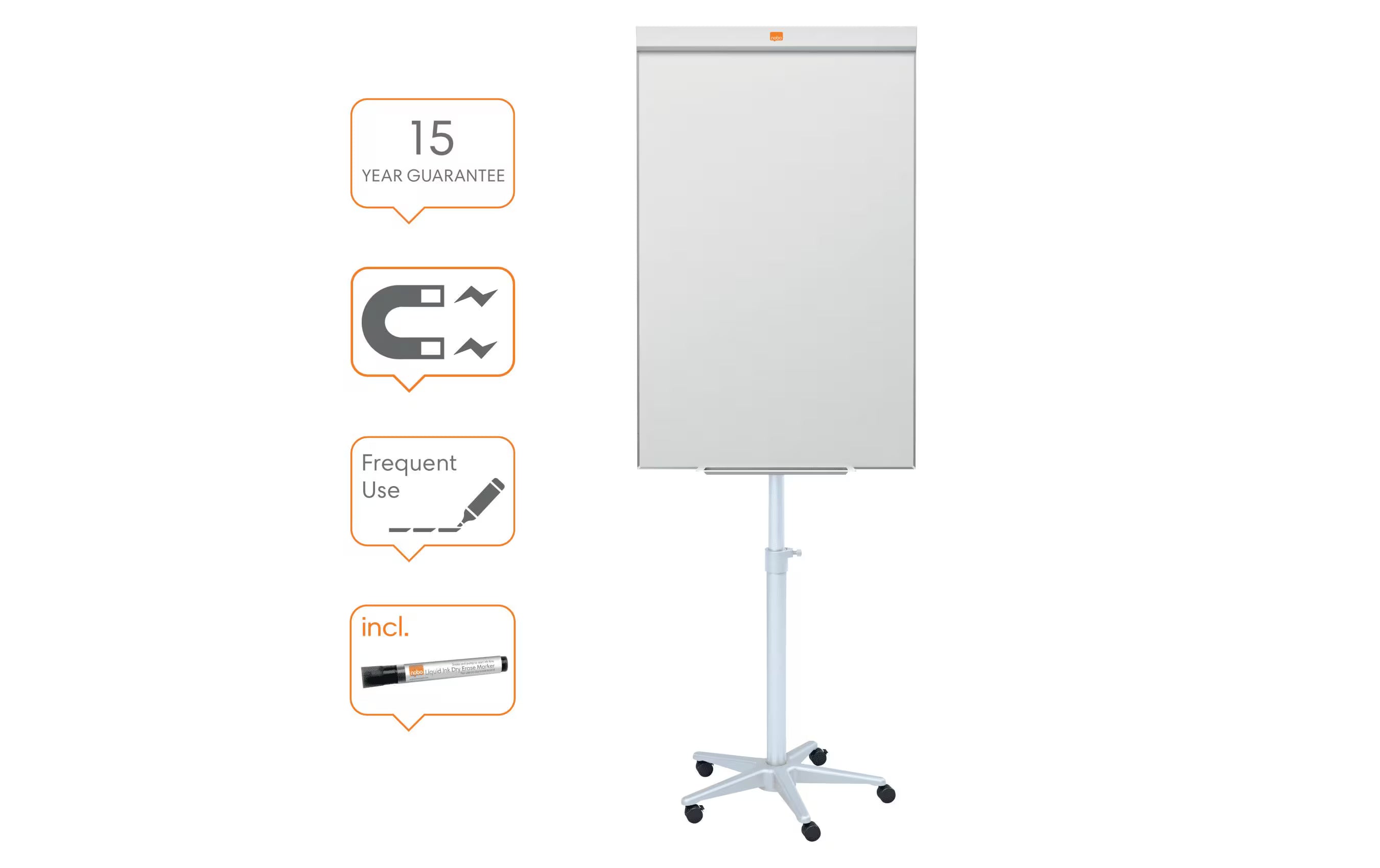Nobo Flipchart Barracuda - mobil