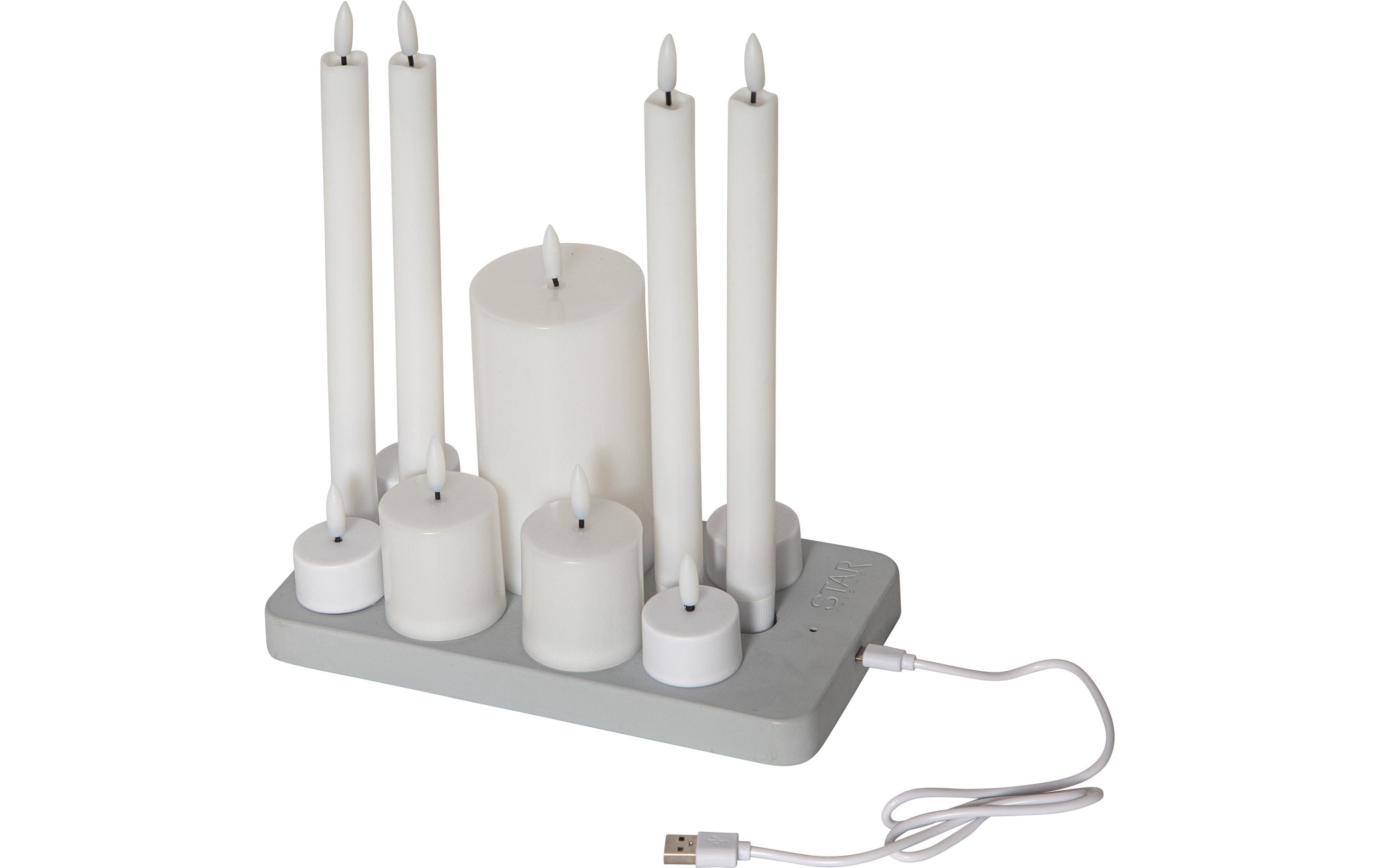 Star Trading LED Pillar Kerze Flamme