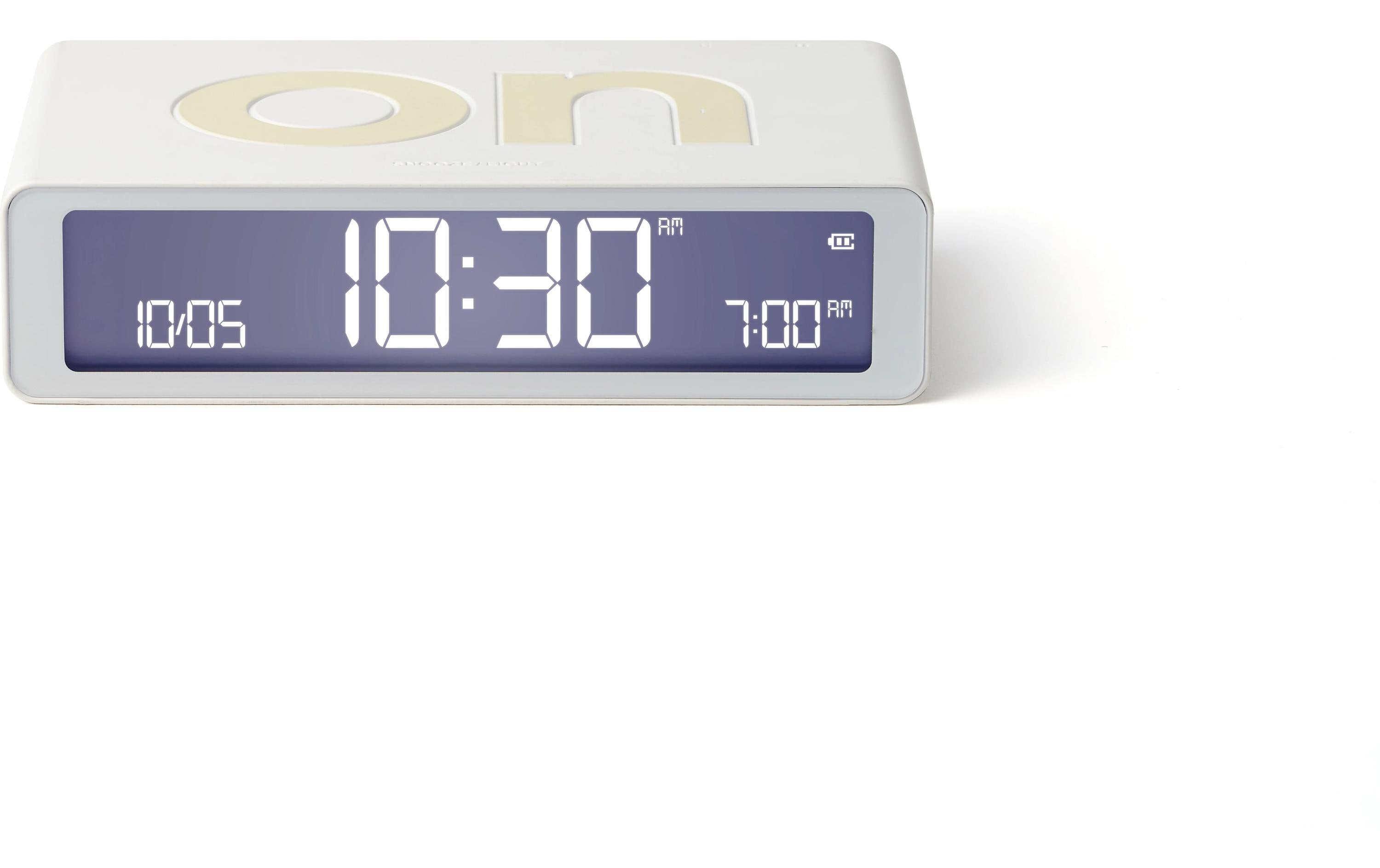 Lexon, Digitalwecker Flip Classic Weiss