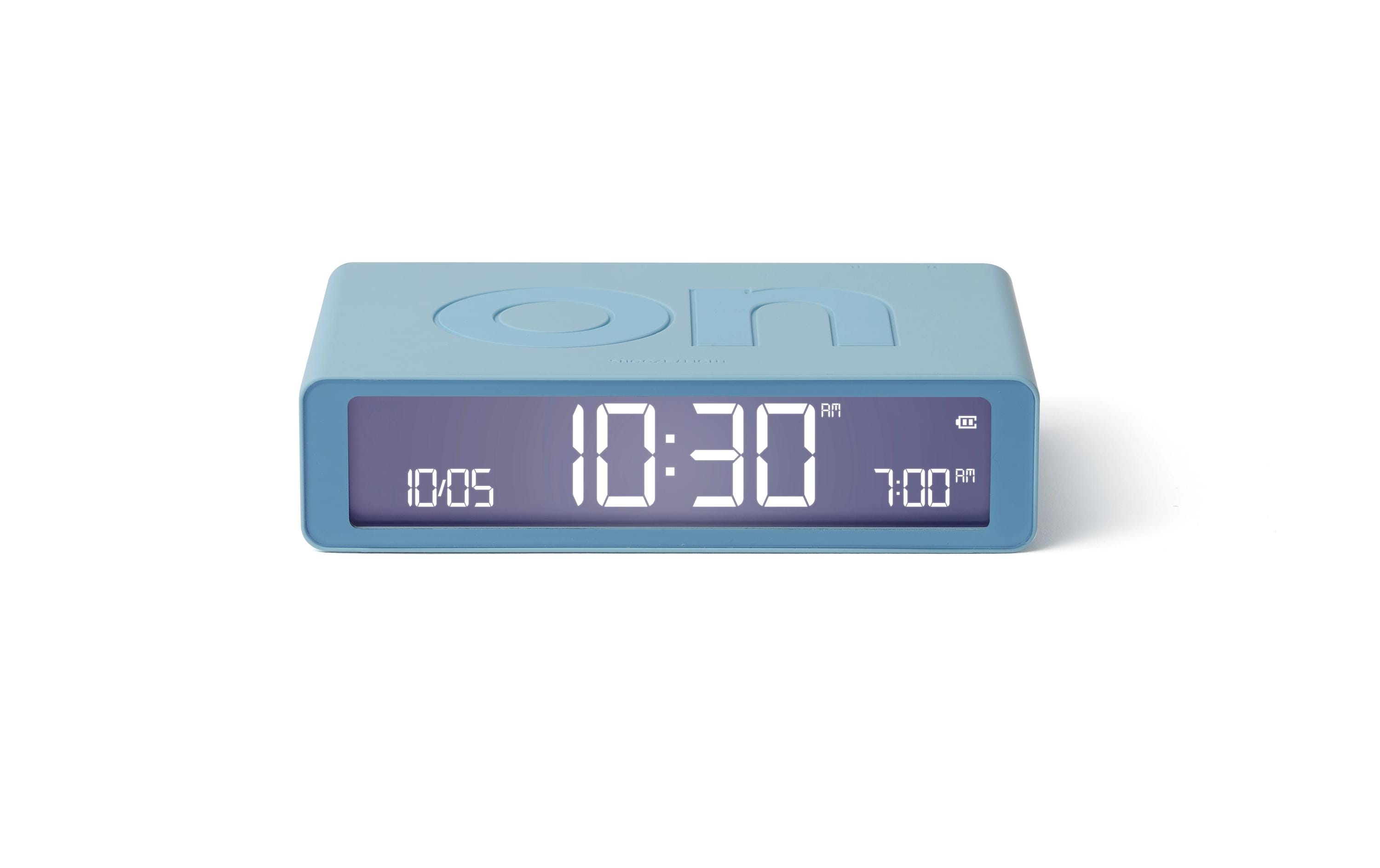 Lexon, Digitalwecker Flip Classic Hellblau