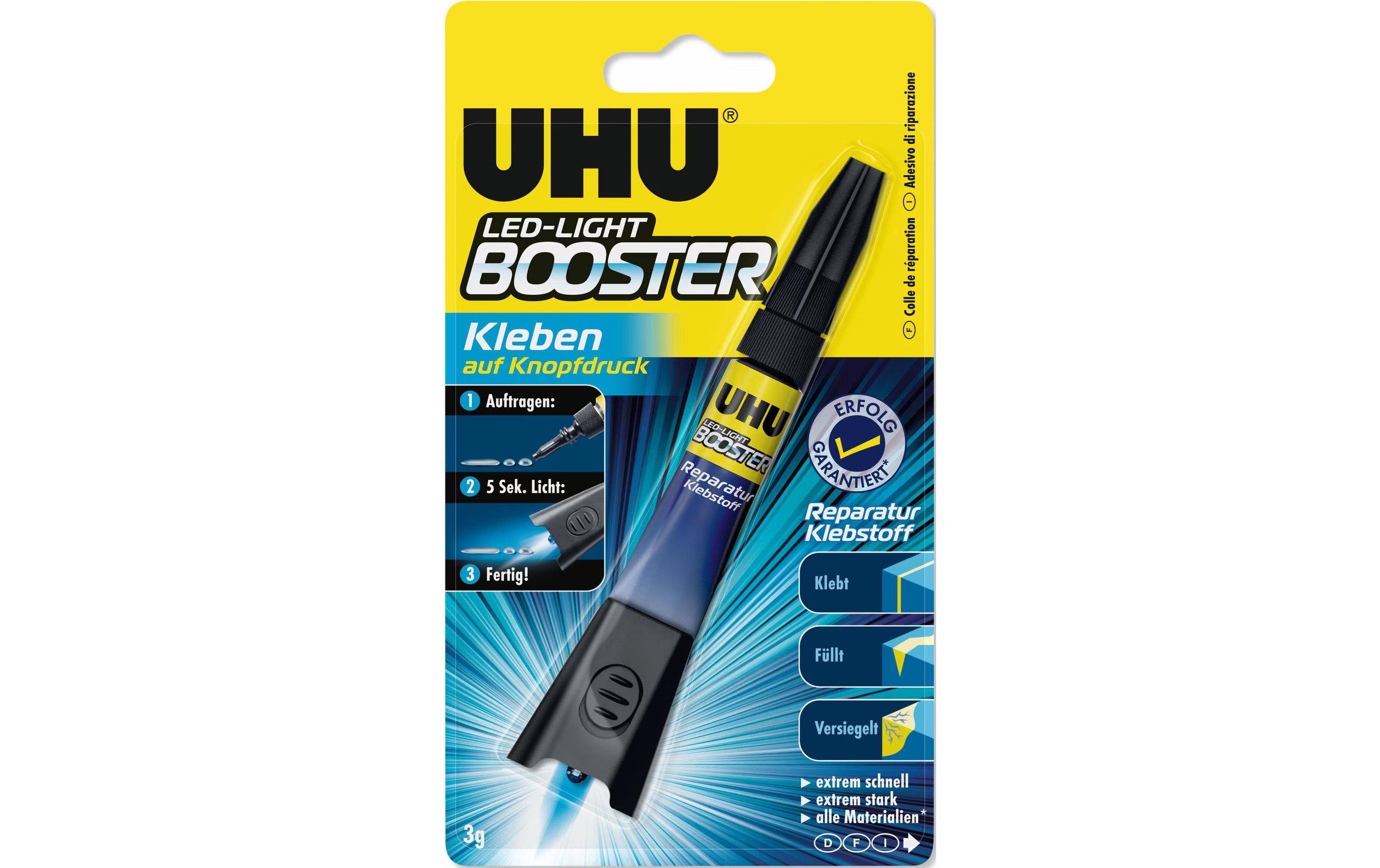 UHU Sekundenkleber LED Booster