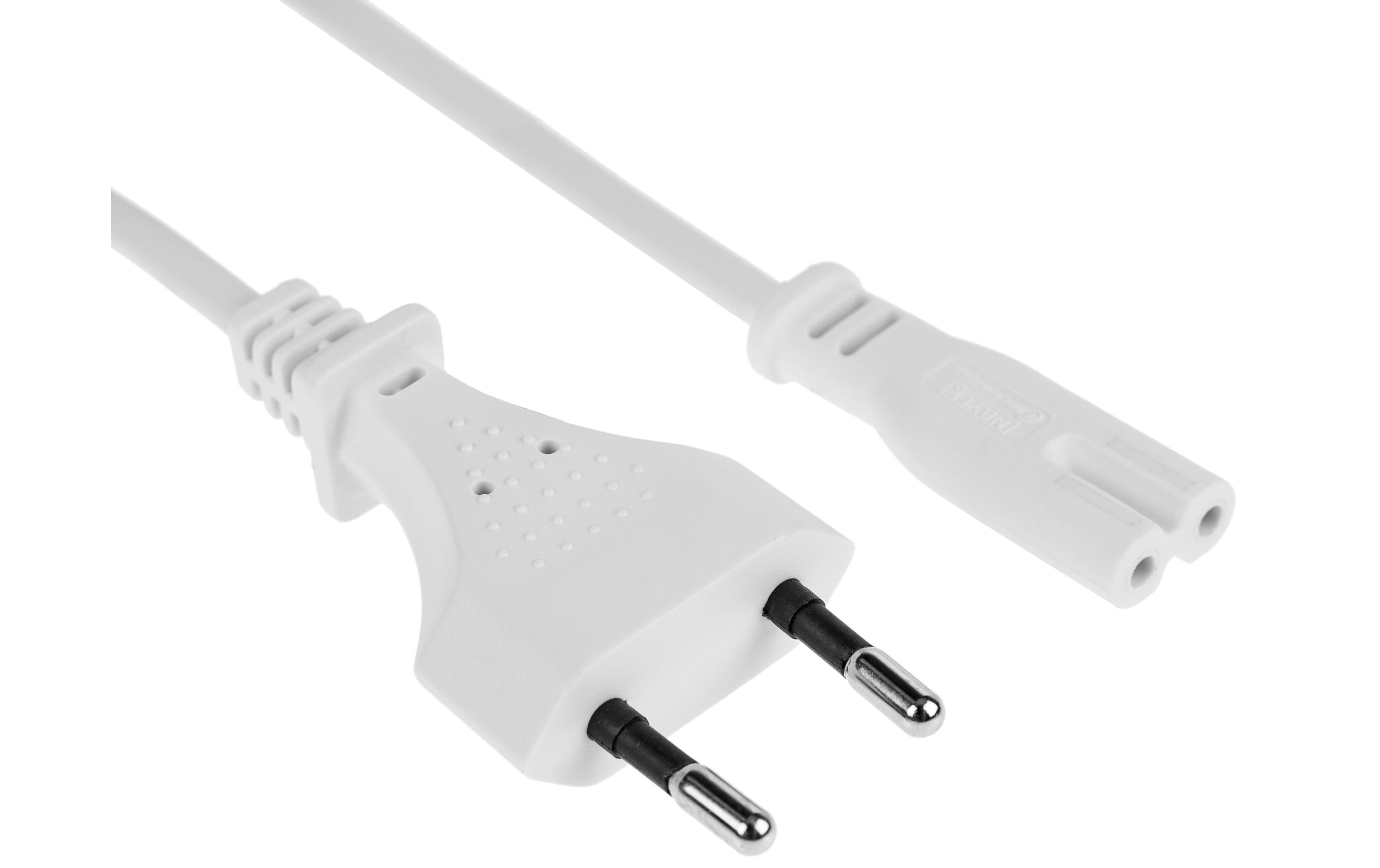 F.power Netzkabel C7-T26 0.5m ws