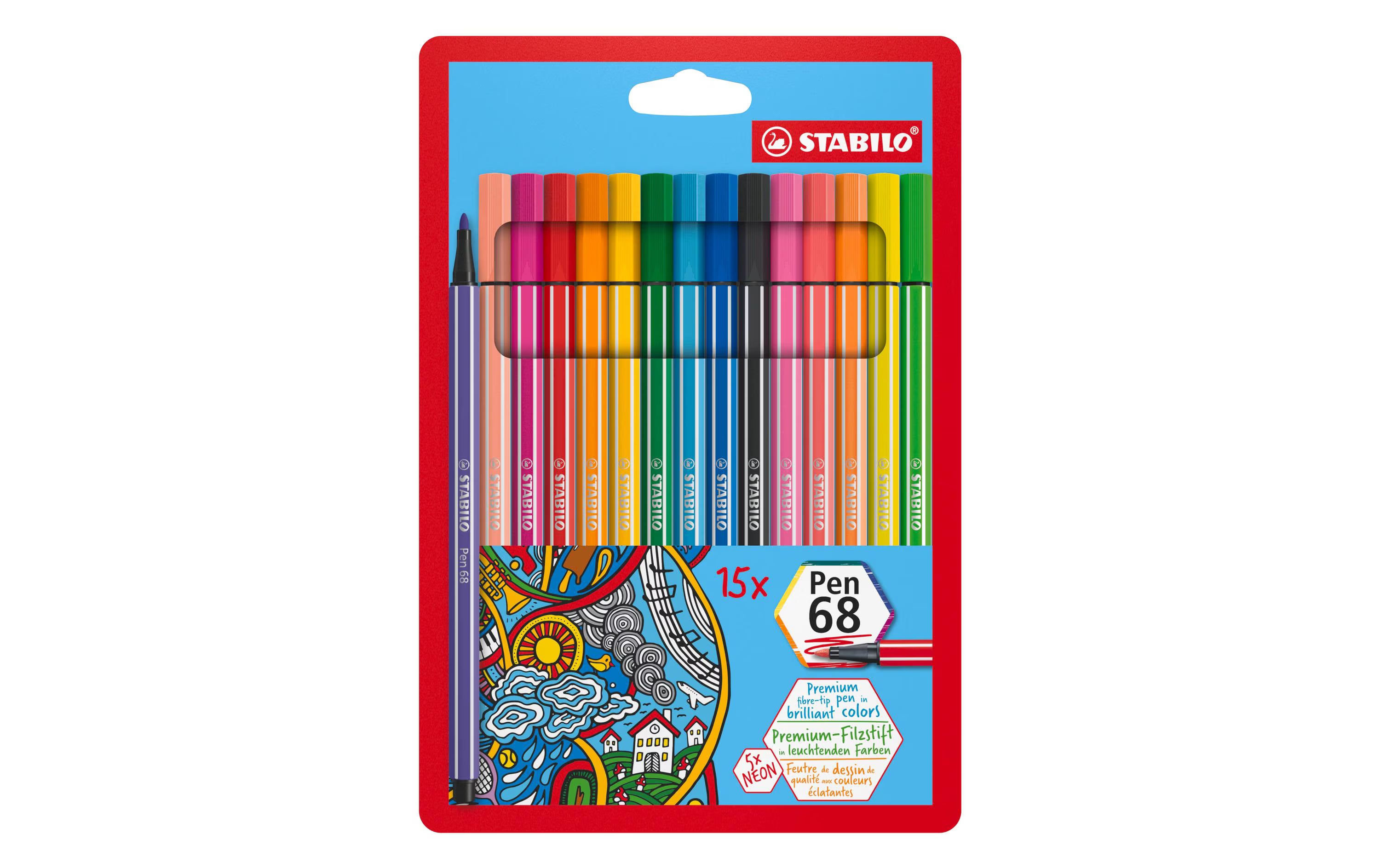 STABILO Pen 68 15er Etui