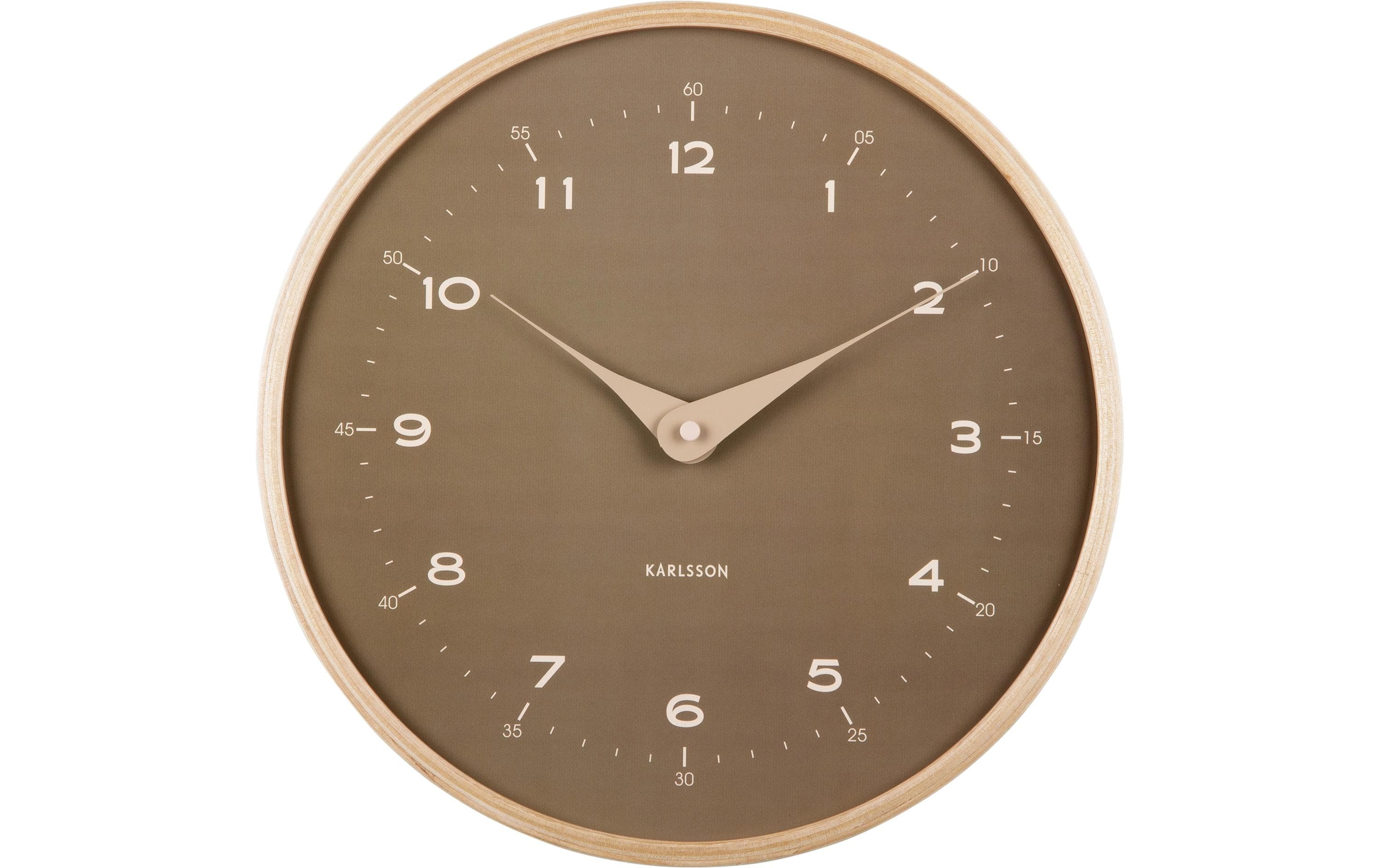 KARLSSON, Wanduhr Osado Dome 30 cm, Grün