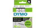 Dymo Schriftband D1, 12mm x 7m, Band:trans.