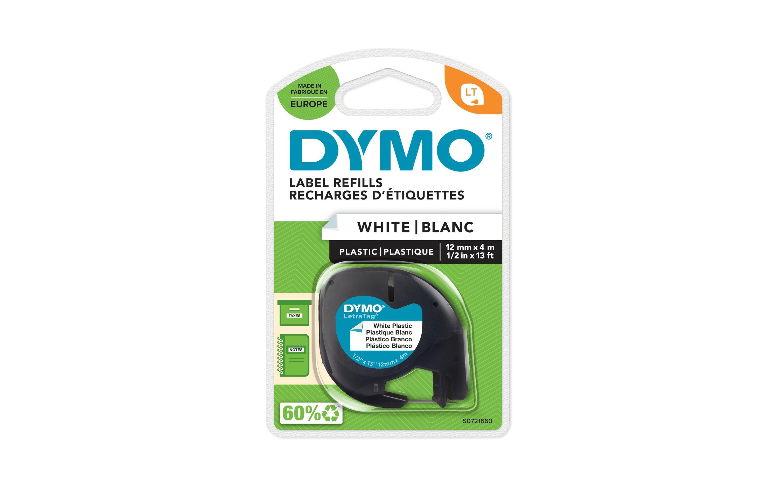 Dymo LetraTag Beschriftungsband, Plastik