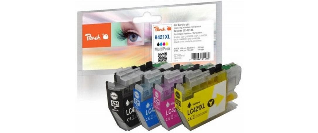 Peach Tinte Brother LC-421XL MP