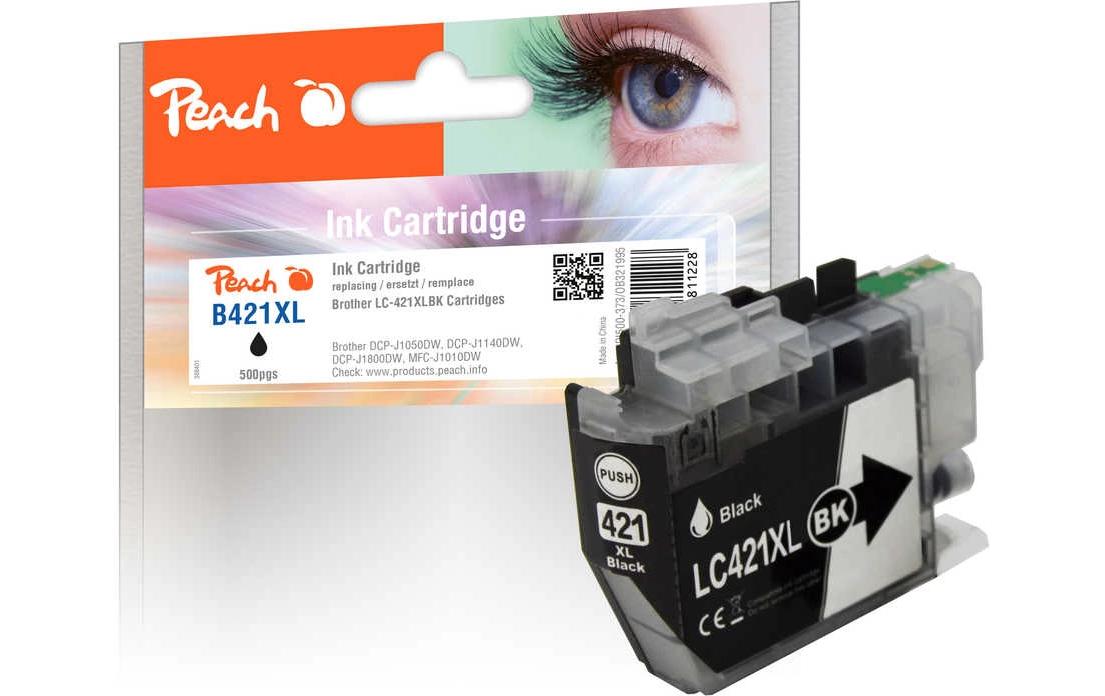 Peach Tinte Brother LC-421XL Black