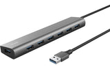 Trust Halyx USB 3.2 Gen1-Hub mit 7 Ports