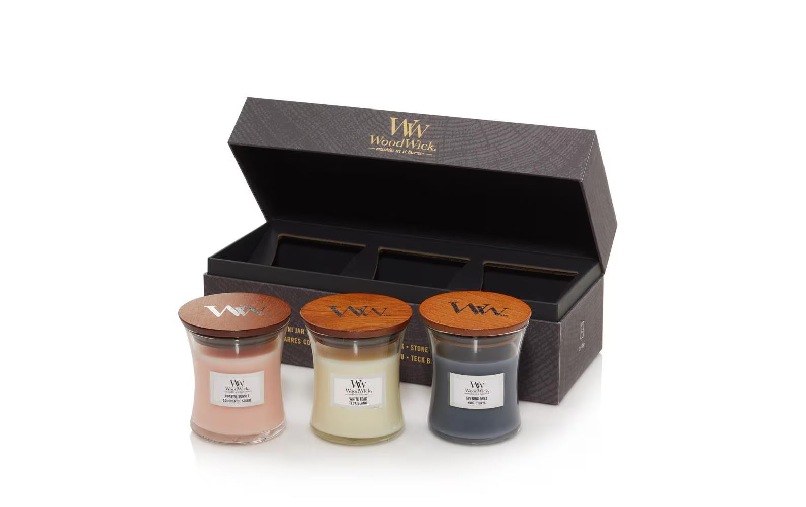Woodwick Mini Jar Floral Giftset