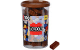 BLOX 100 braune 8er Steine in Dose