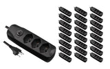 F.power Steckdosenleiste 3xT13 KIT25