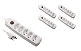 F.power Steckdosenleiste 5xT13 KIT5