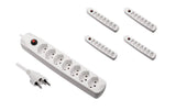 F.power Steckdosenleiste 7xT13 KIT5