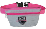 Doog Treat Pouch, Grey / Pink, L