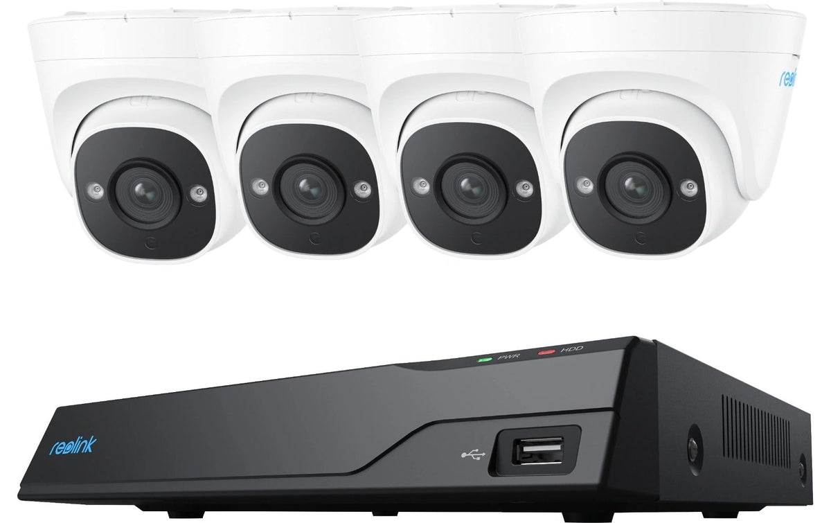 Reolink NVS8-5MD4 2K+ System mit 4 Kameras