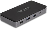 Delock Dockingstation USB-C, 4K, PD 3.0