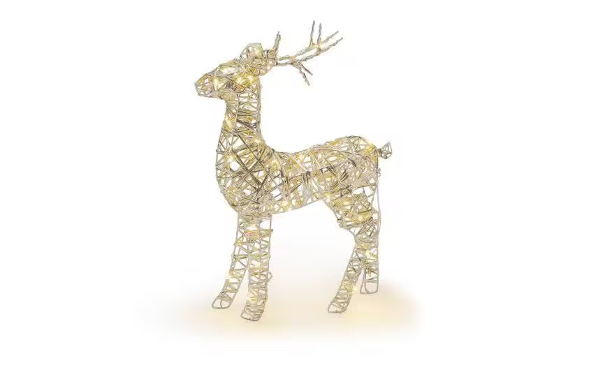 STT LED Dekoration Gold reindeer