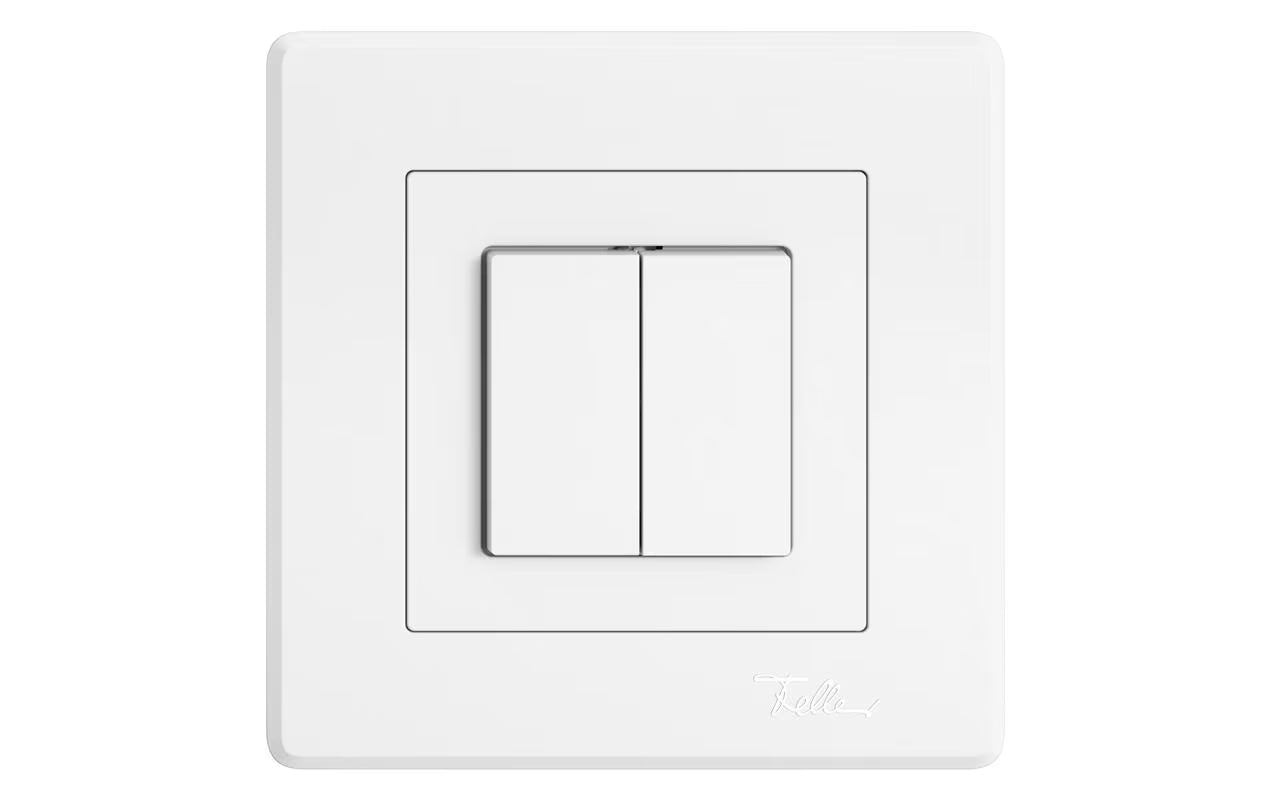 Feller EDIZIOliv Schalter SCH3+3, UP, weiss