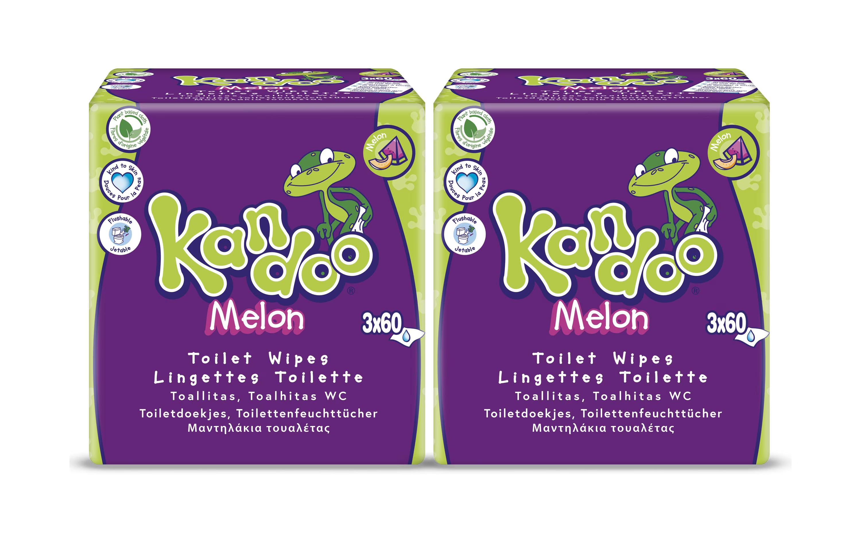 Kandoo Feuchttücher Melon