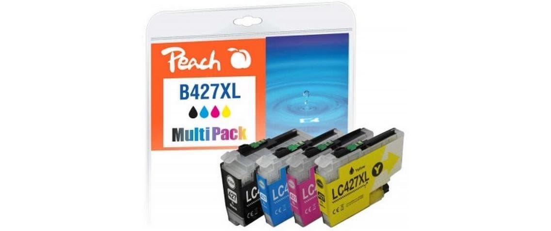 Peach Tinte Brother LC-427XL Multipack