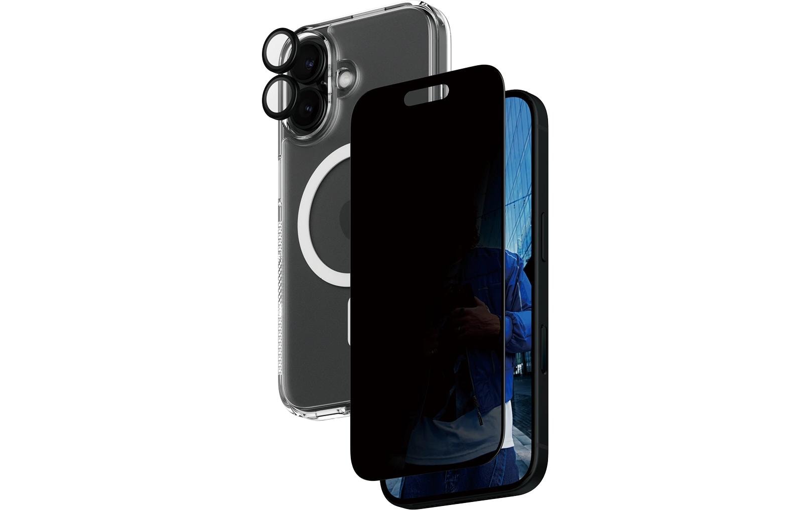 CARE 3-in-1 - Glas (Pri), Case, Hoops