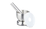 relaxdays Mörser mit Stössel 10 cm