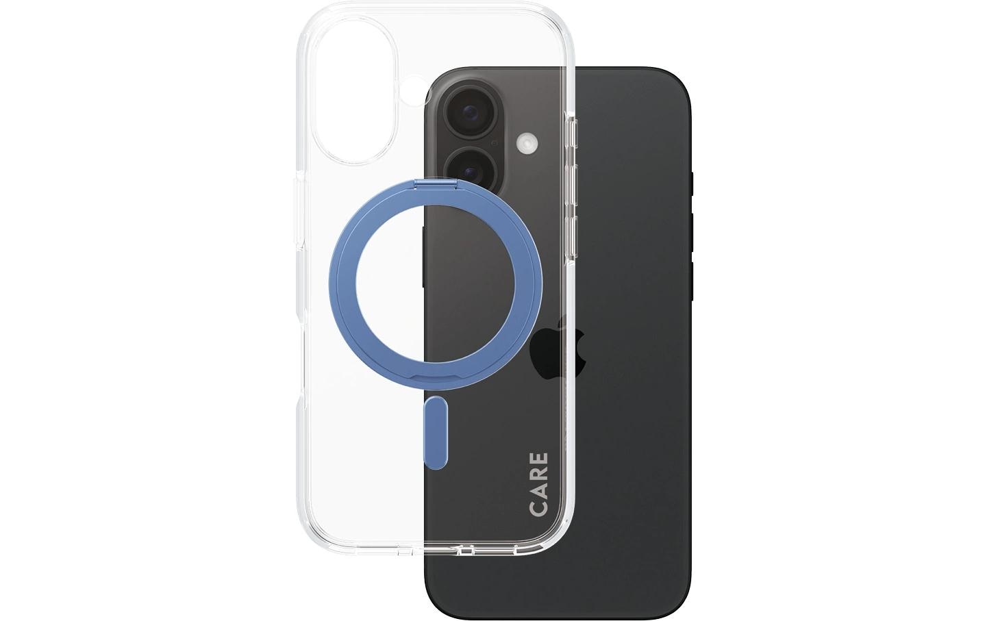 CARE Backcover Feature Kickstand Blue