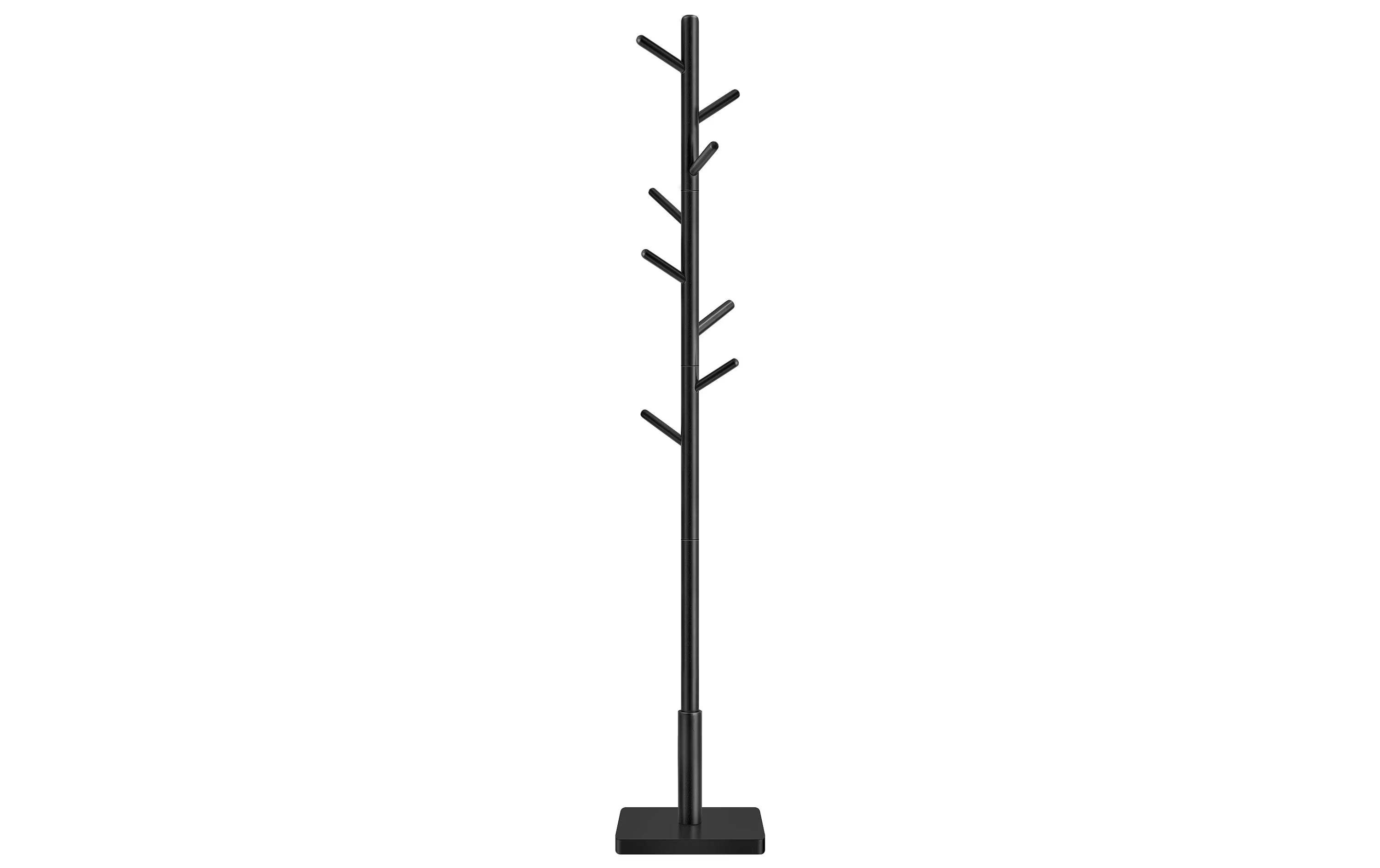 Vasagle Garderobeständer, Schwarz, 8 Haken