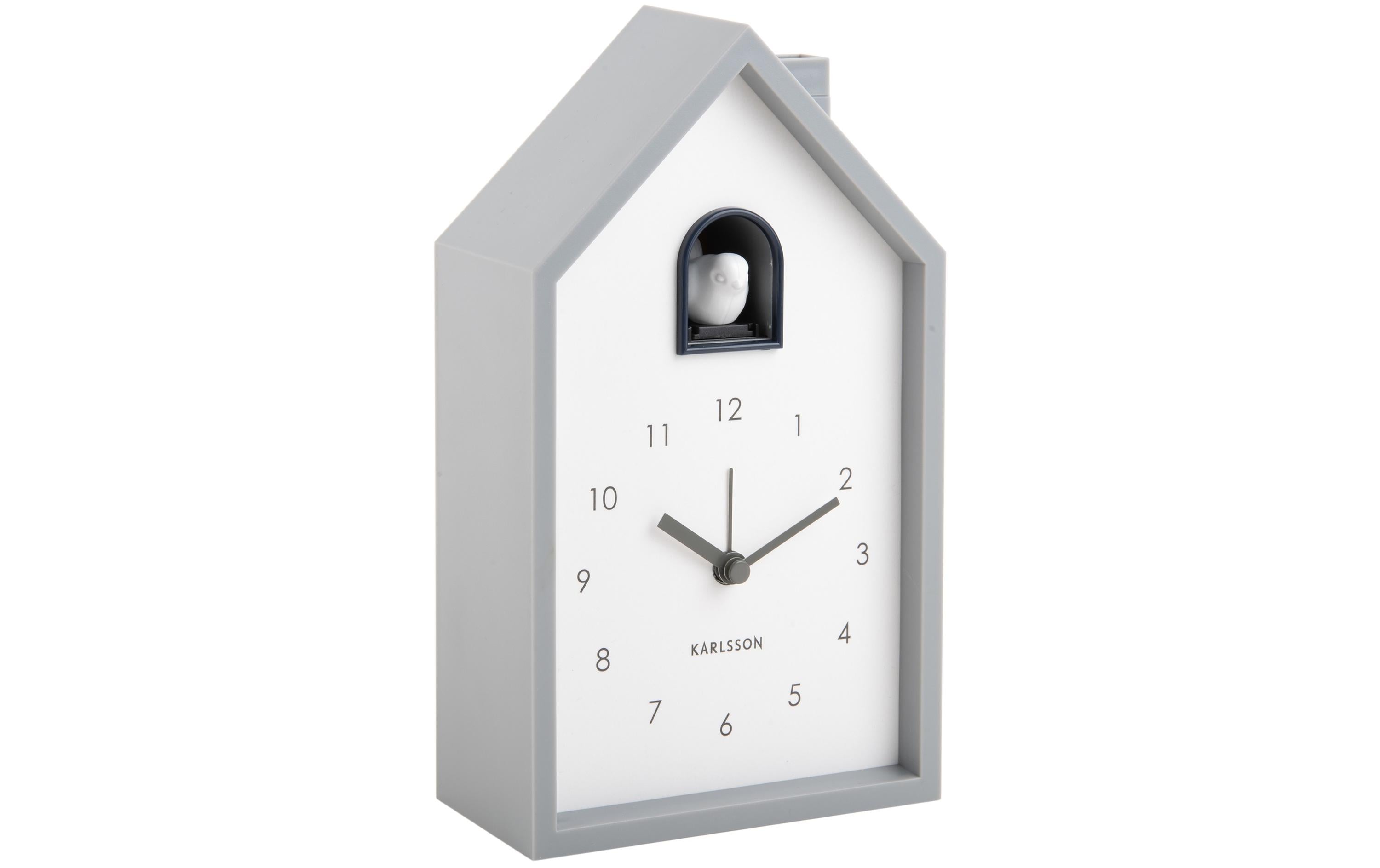 KARLSSON, Kuckuck-Wecker Mouse grey