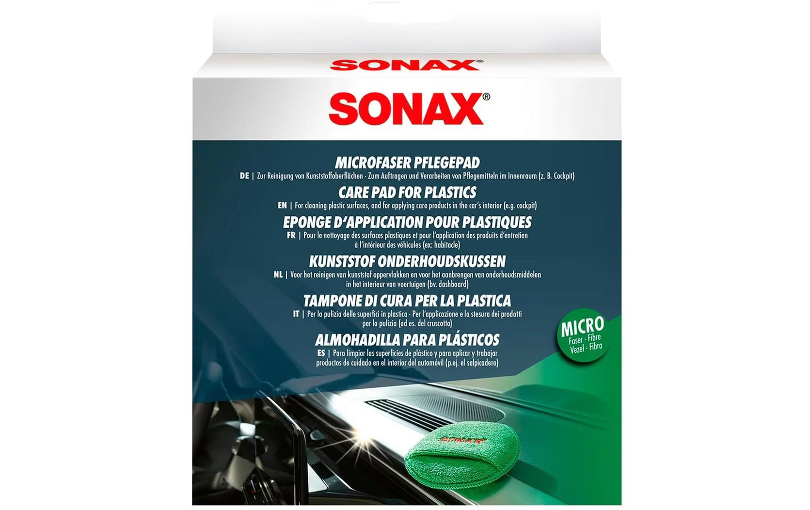 SONAX KunststoffPflege Pad