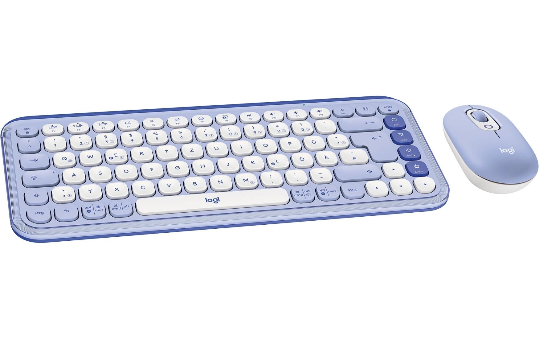 Logitech Tastatur-Maus-Set POP Icon Combo