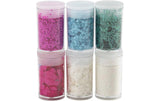 Creativ Company, Glitzerset Mehrfarbig, 6 x