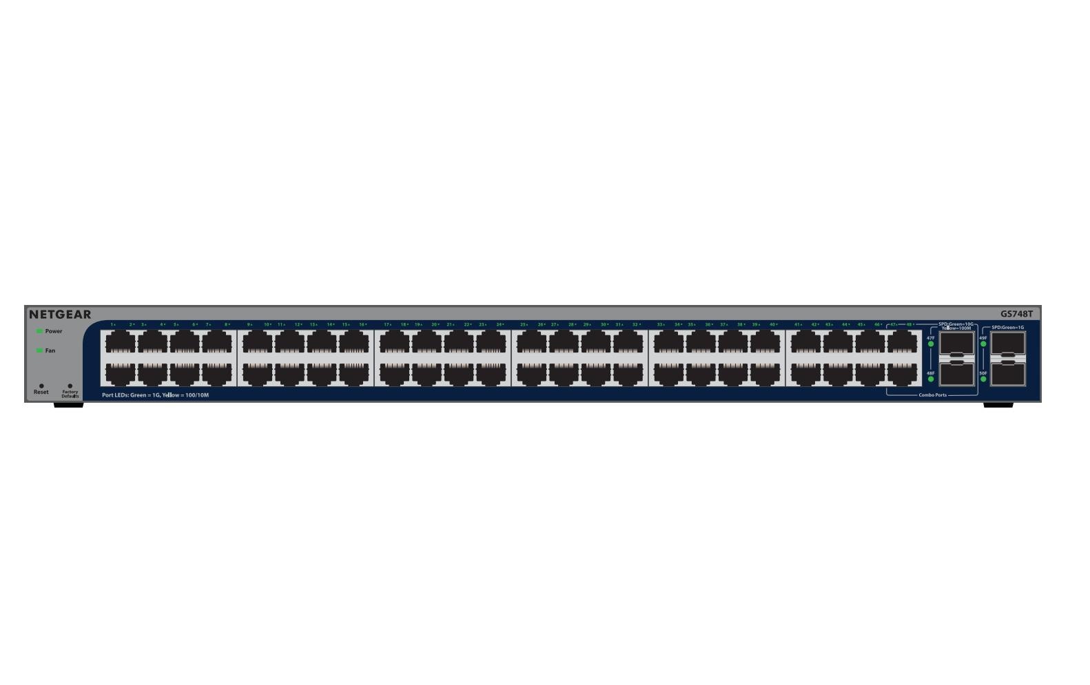 Netgear GS748T V6: 48 Port Smart Switch