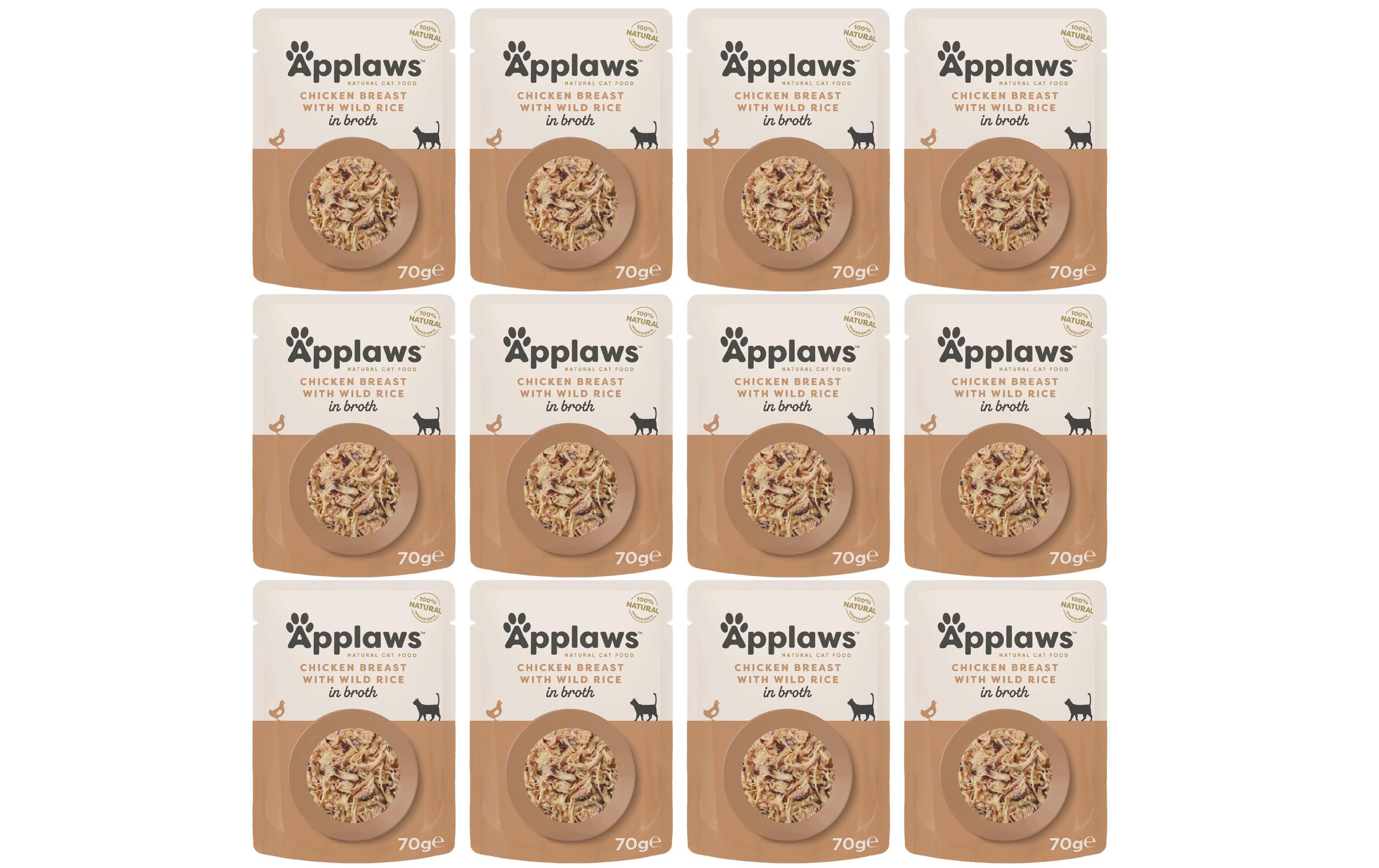 Applaws Nassfutter Pouch Huhn & Wildreis,