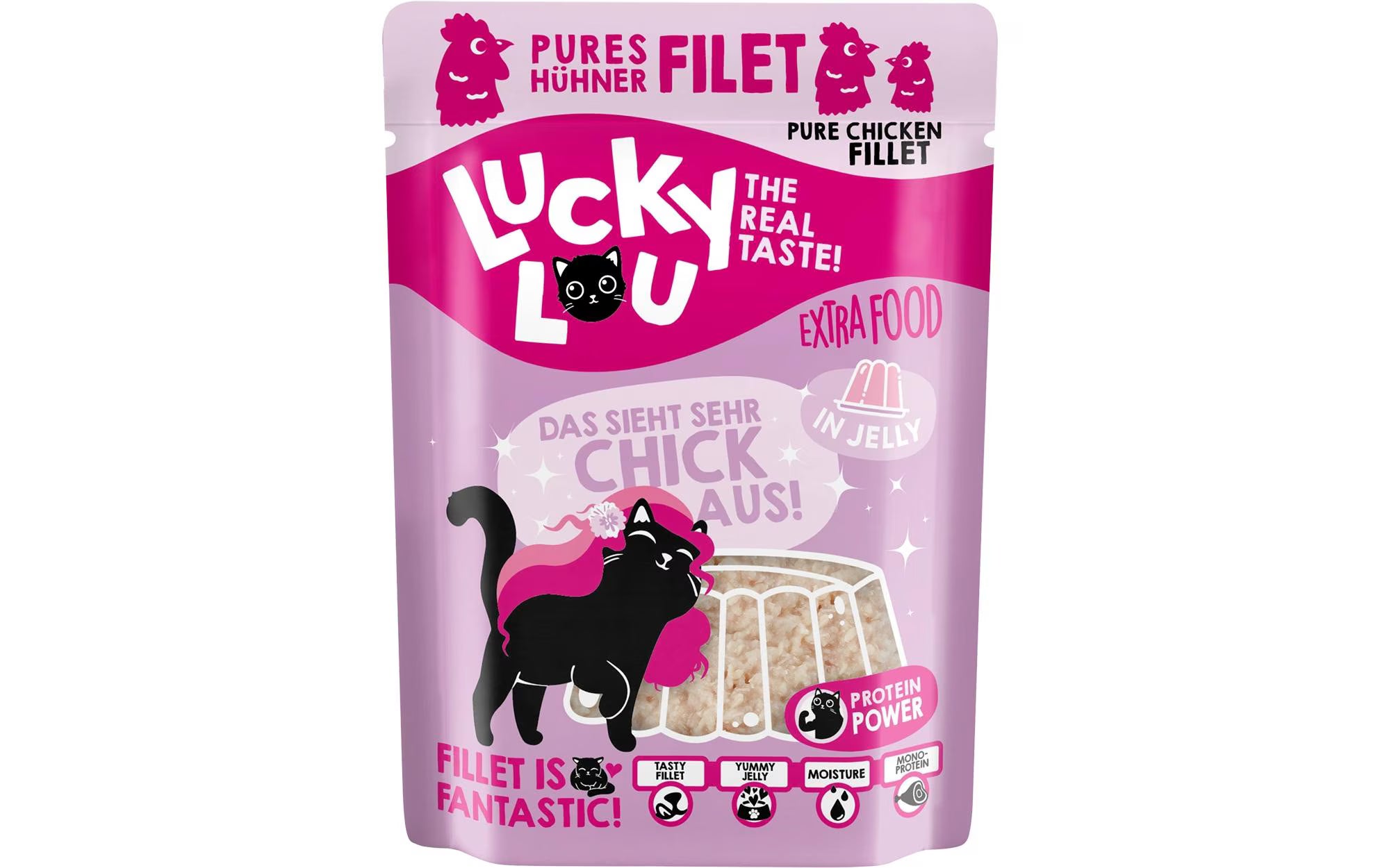 Lucky Lou Nassfutter Extra Food Hühnerfilet