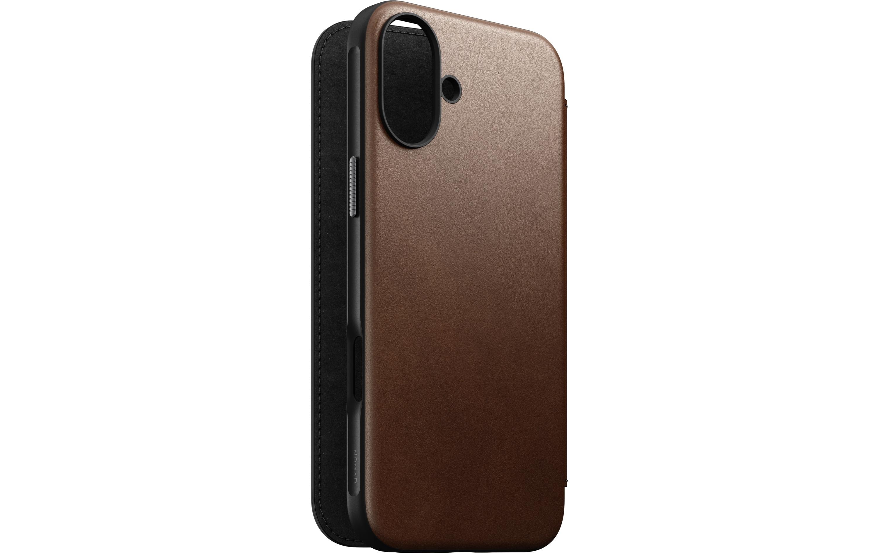NOMAD Modernes Leder Folio Braun