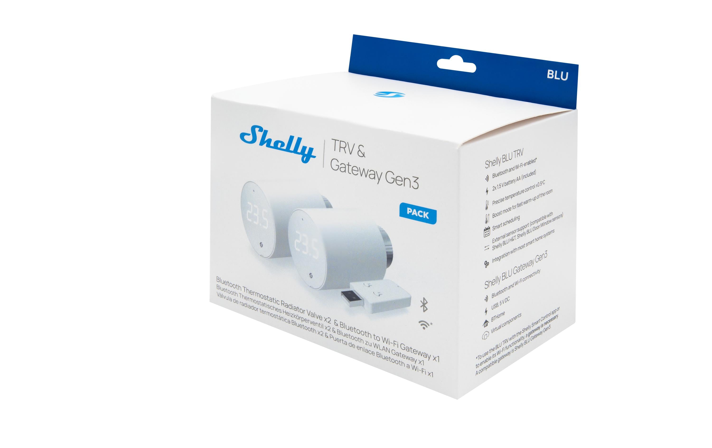 Shelly Thermostaten mit Gateway