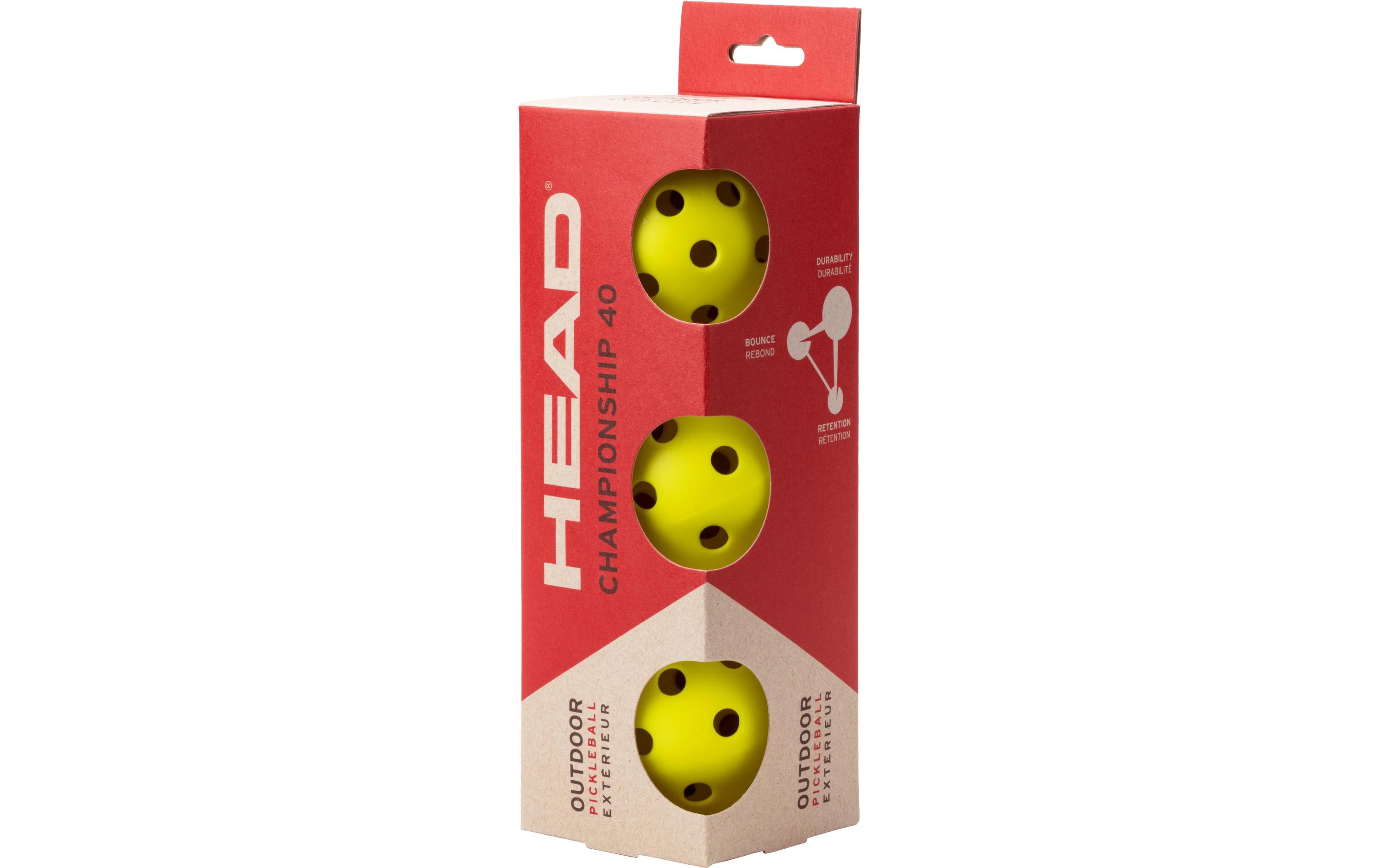 HEAD Pickleball Championship 40 3er-Pack