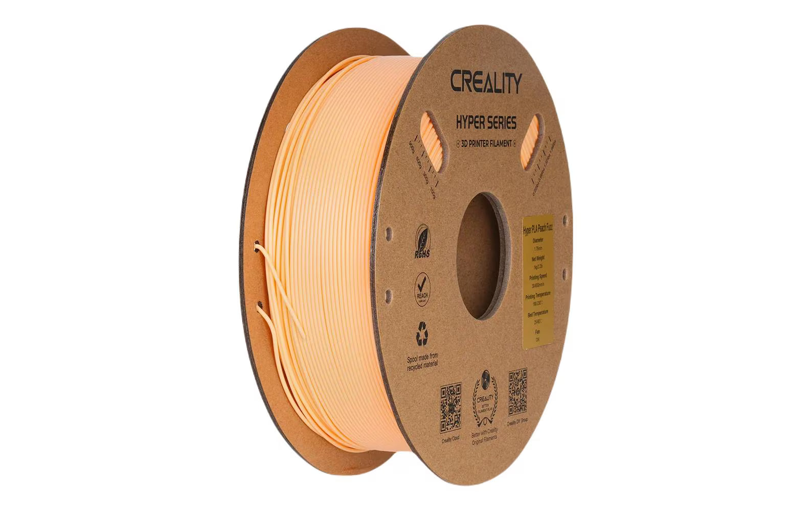 Creality, Filament PLA Hyper, Peach, 1.75 m
