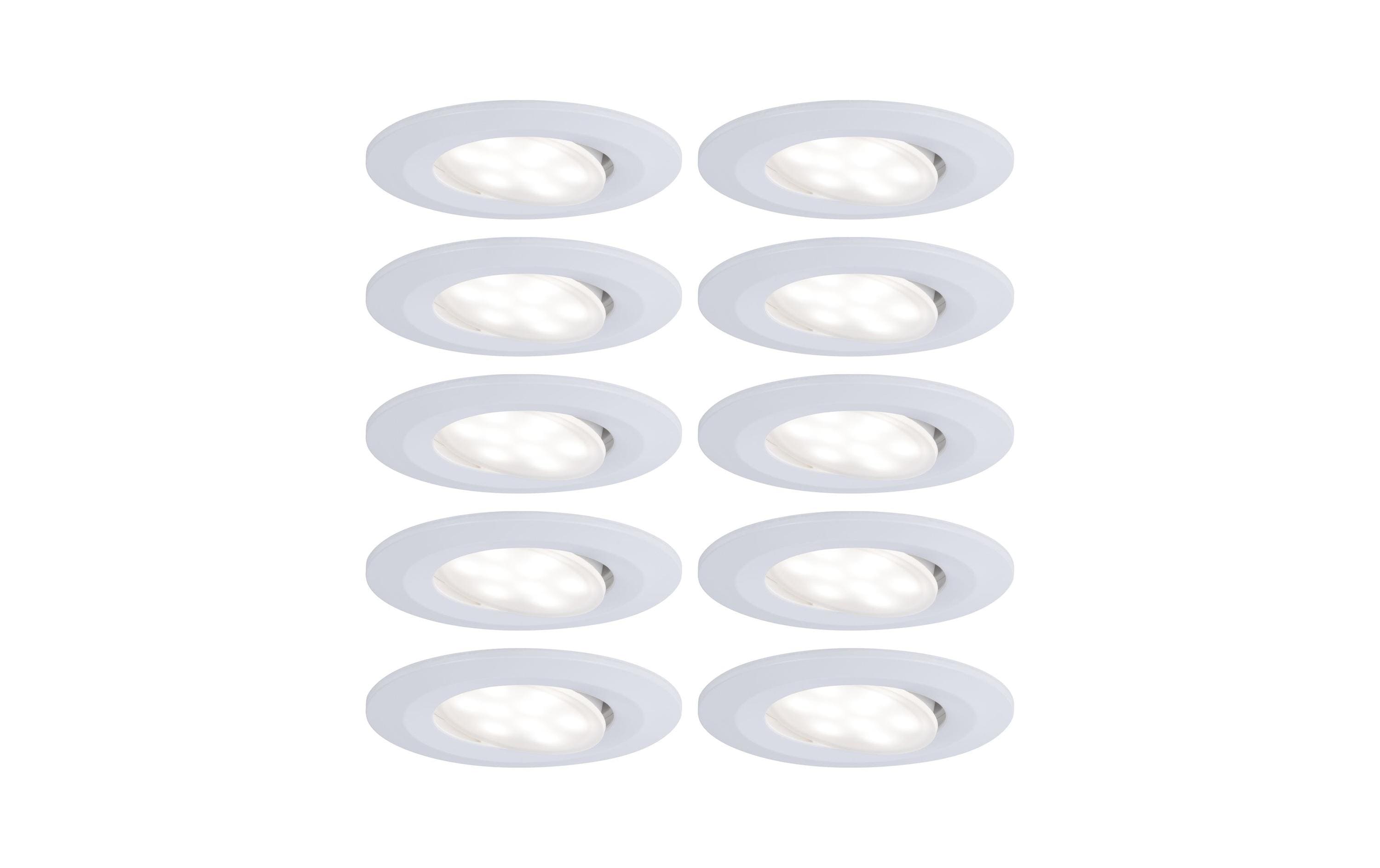 Paulmann EBL Set Calla BBC rund weiss matt