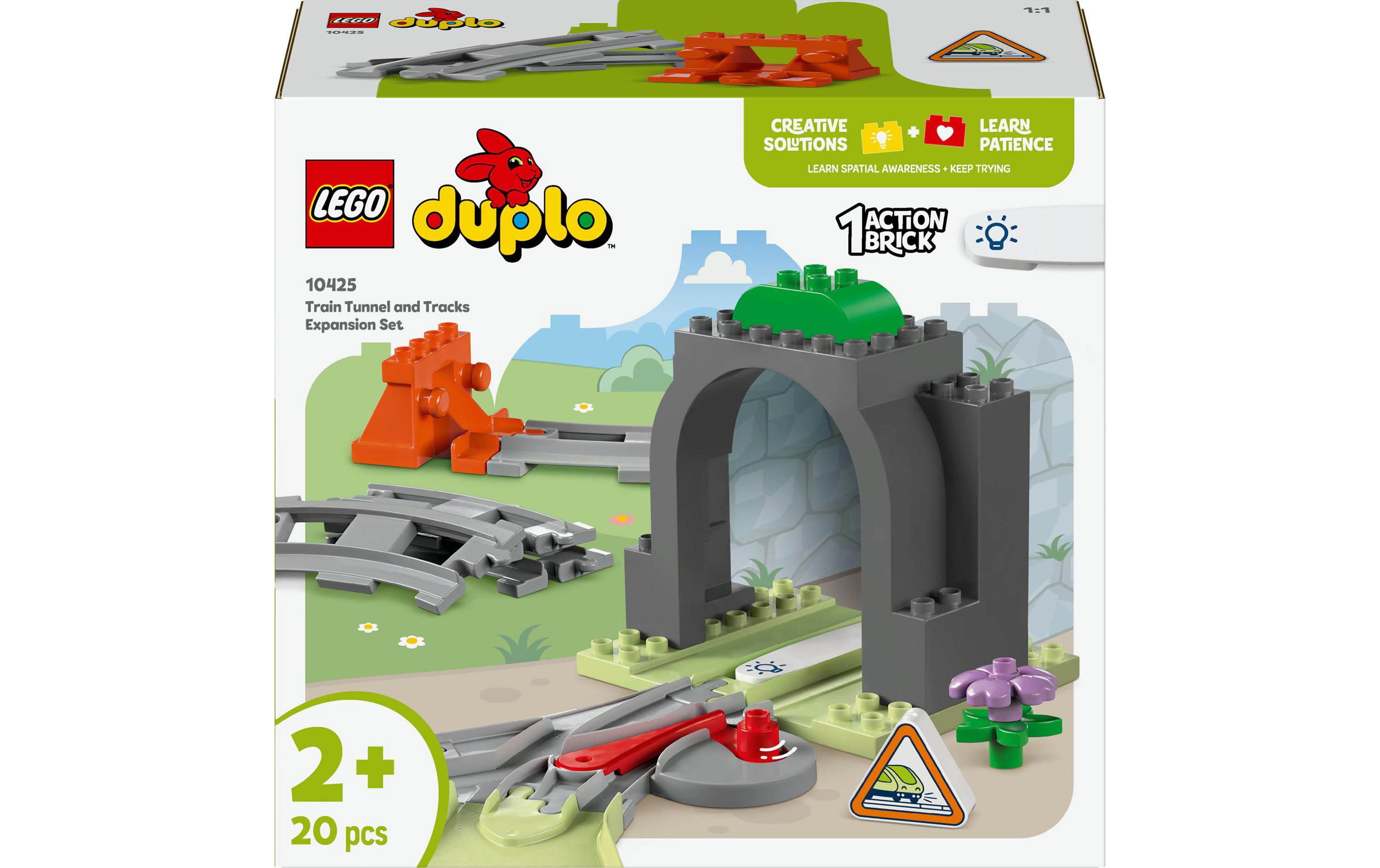 LEGO Eisenbahntunnel und Schienen