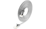 SLIM Patchkabel: 15cm, grau, 50-Pack
