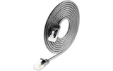 SLIM Patchkabel: 15cm, schwarz,50-Pack