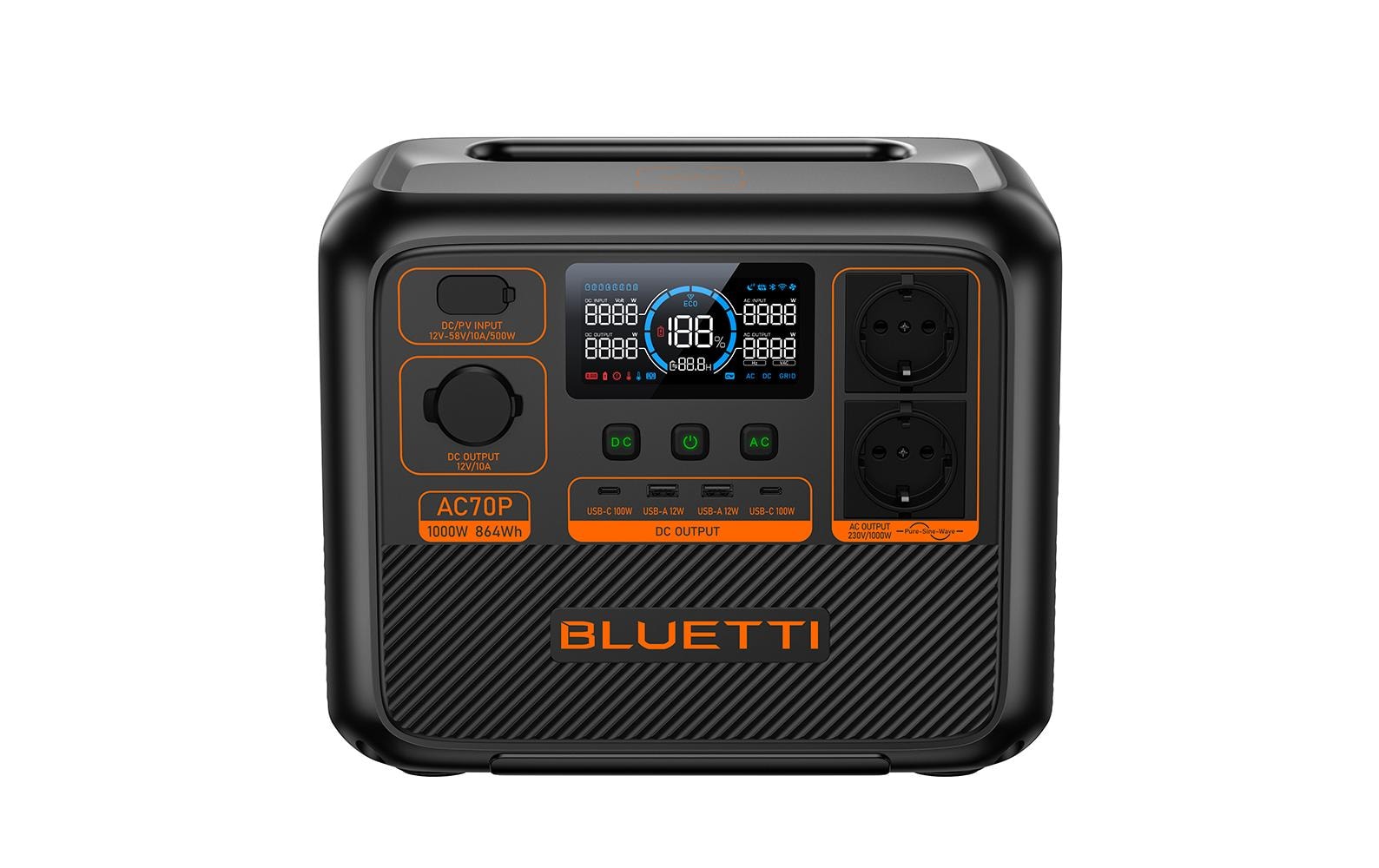 Bluetti AC70P Power Station 1000W