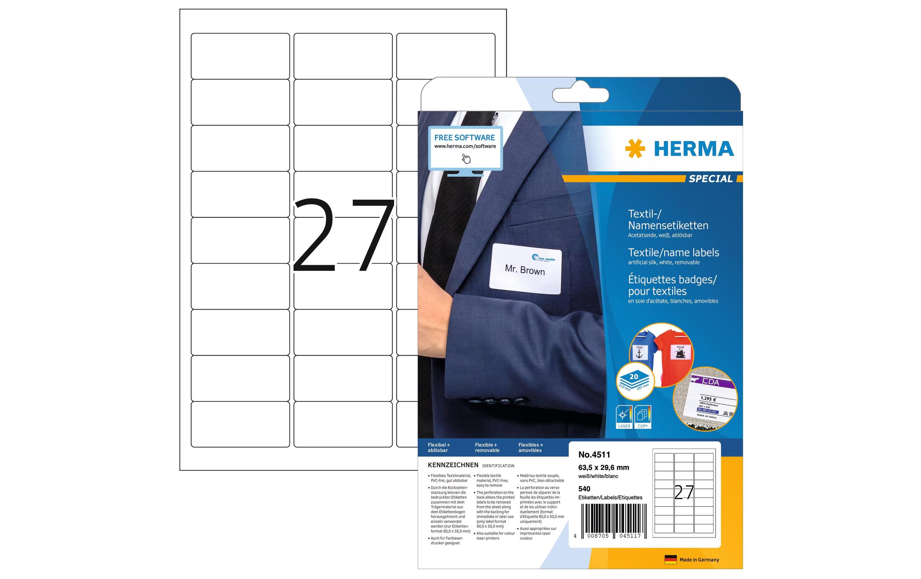 HERMA Namensetiketten 4511