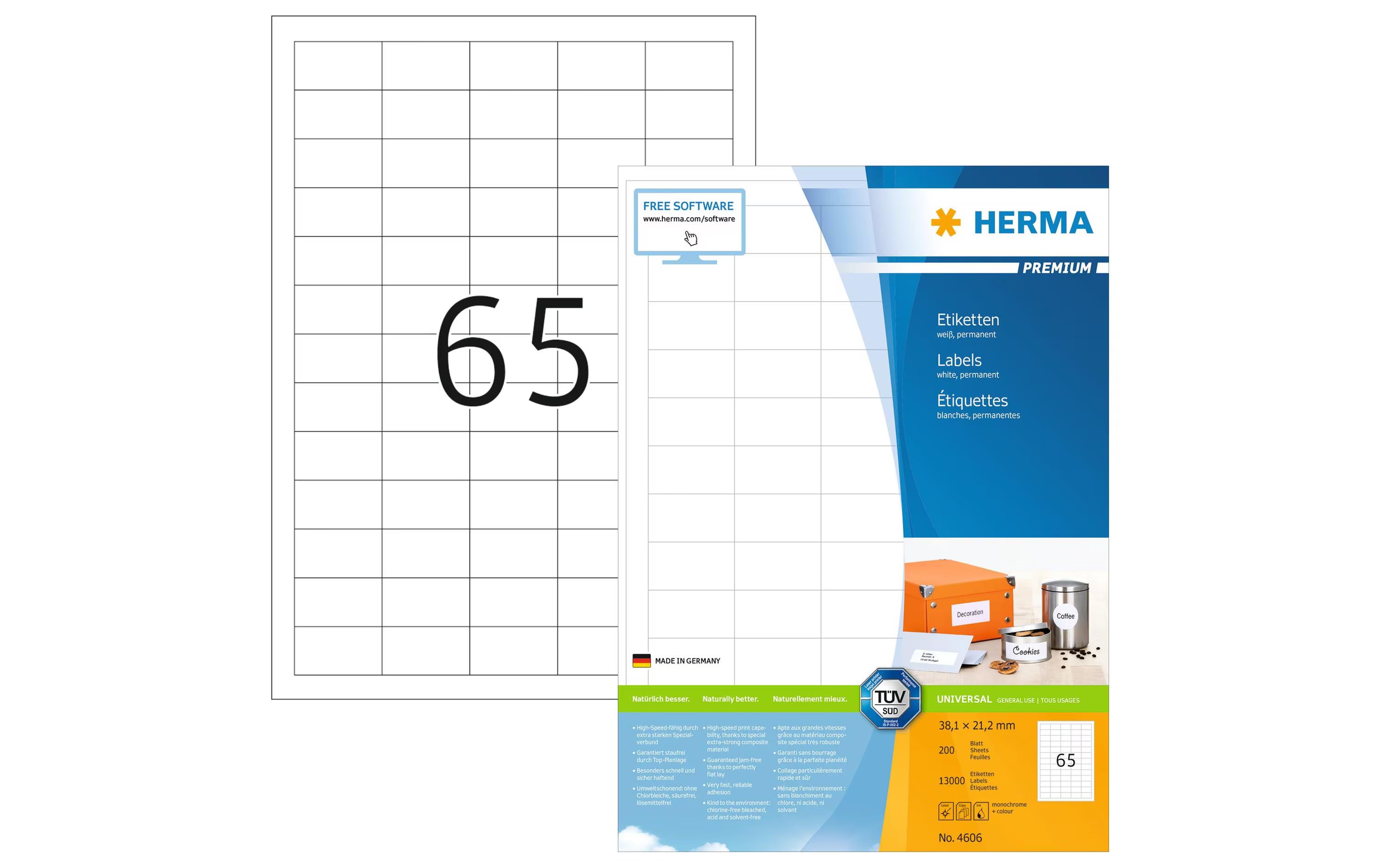 Herma Premium Etiketten, 13000 Etik.