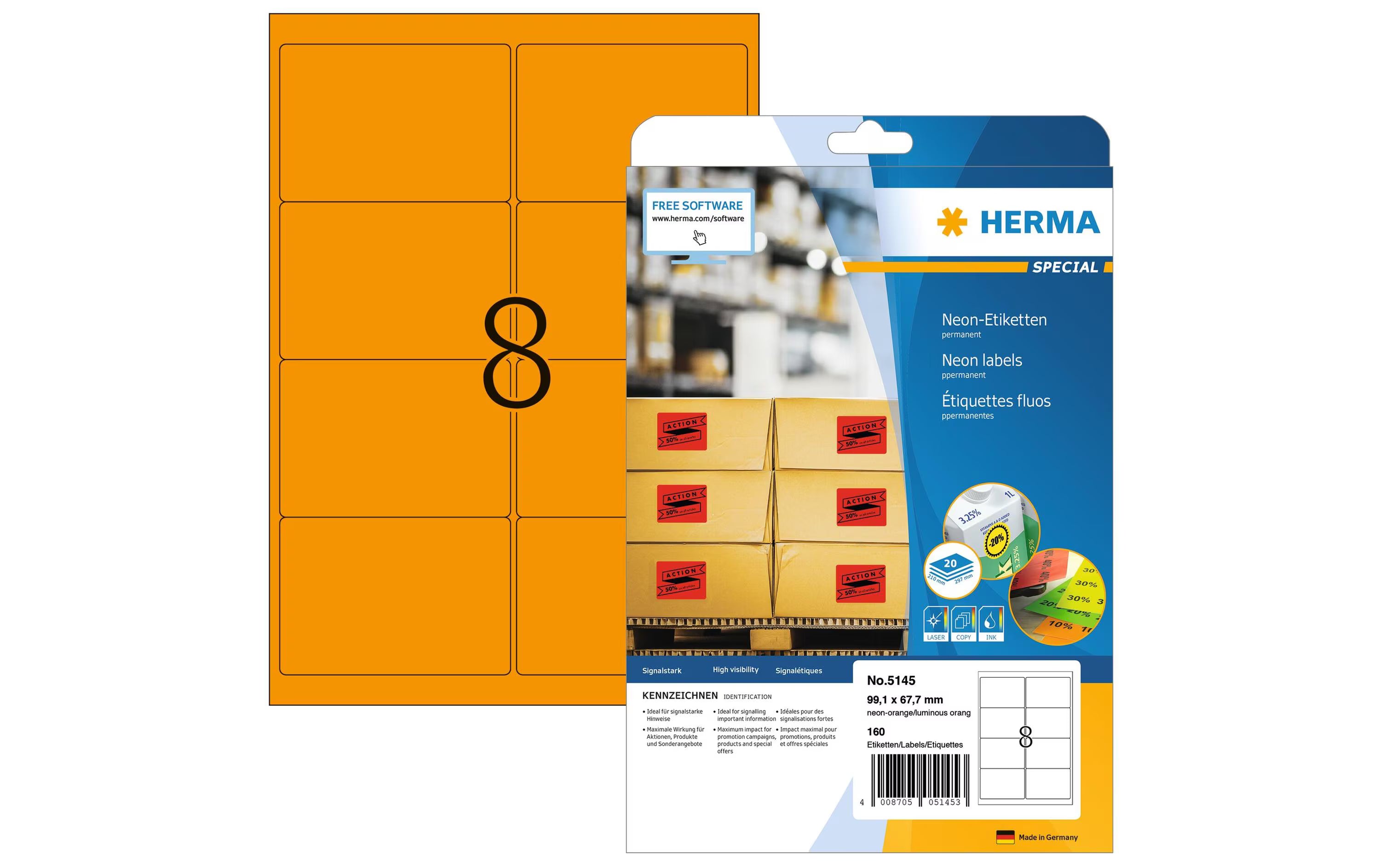 Herma Universaltetiketten 5145